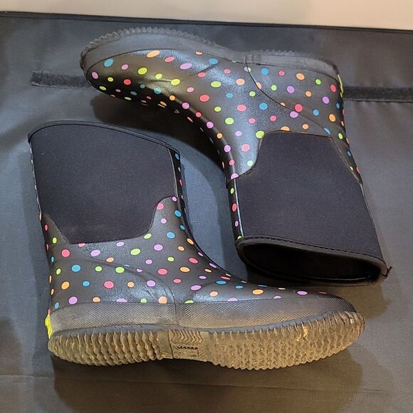 WESTERN CHIEF RUBBER POLKA RAIN BOOTS - Picture 8 of 15